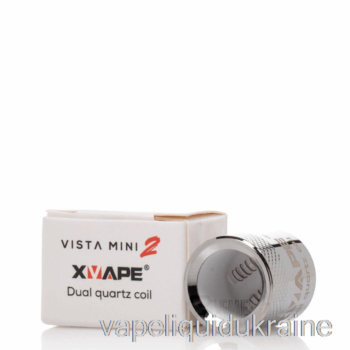 Vape Liquid Ukraine XVape Vista Mini 2 Replacement Coils Dual Quartz Heating Atomizer